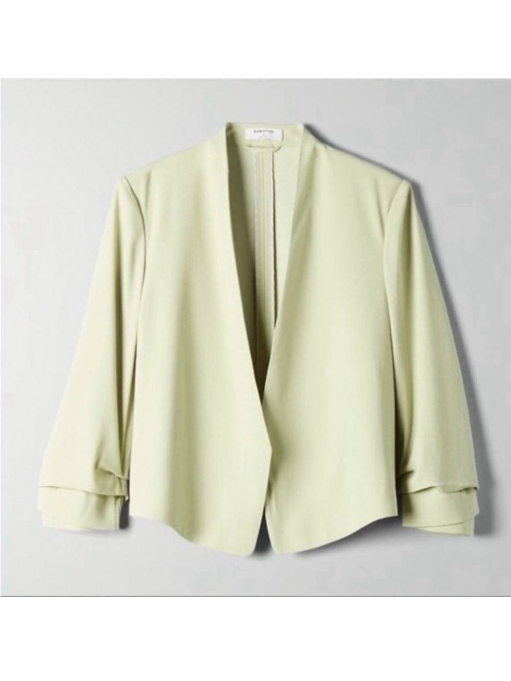 Aritzia Babaton Power Short Blazer in Pistachio Green